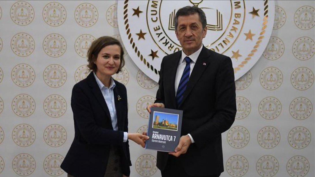Millî Eğitim Bakanı Ziya Selçuk, Arnavutluk Eğitim, Gençlik ve Spor Bakanı Besa Shahini ile görüştü