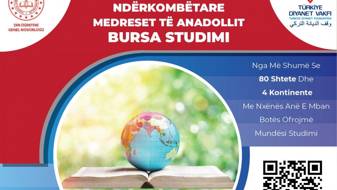 Aplikime për bursa studimi në Medresetë Ndërkombëtare Anadolu
