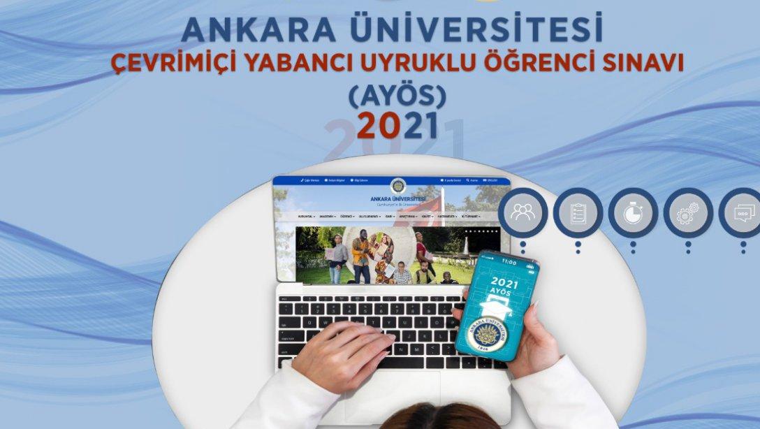Ankara Üniversitesi Yabancı Uyruklu Öğrenci Sınavı Duyurusu